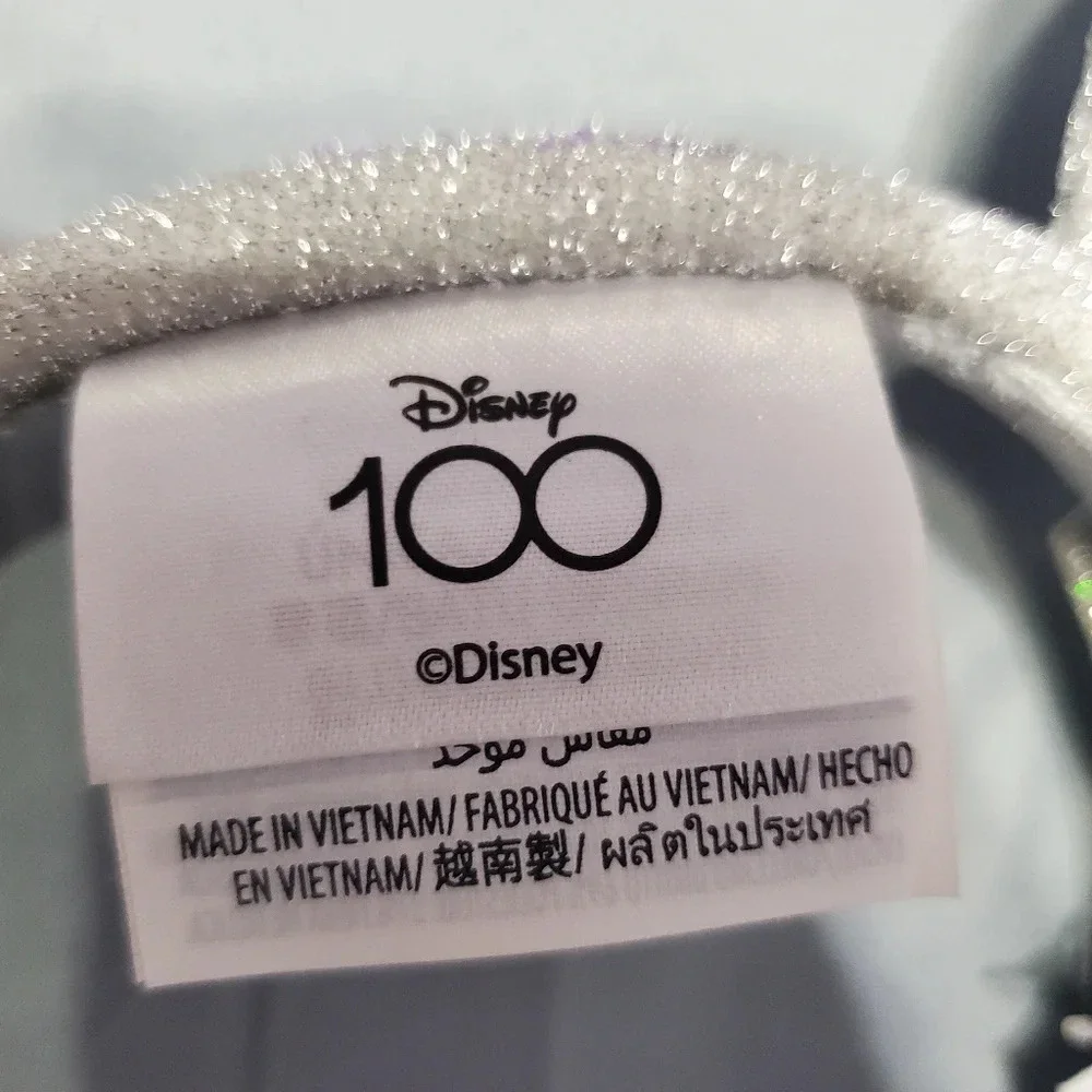 NWT Disney Parks 100 Years Platinum Cast Member Mickey Ears Headband